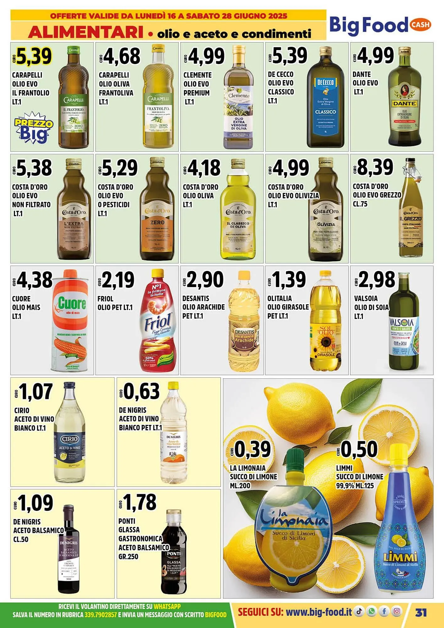 Volantino Big Food da 16 giugno a 28 giugno di 2025 - Pagina del volantino 23