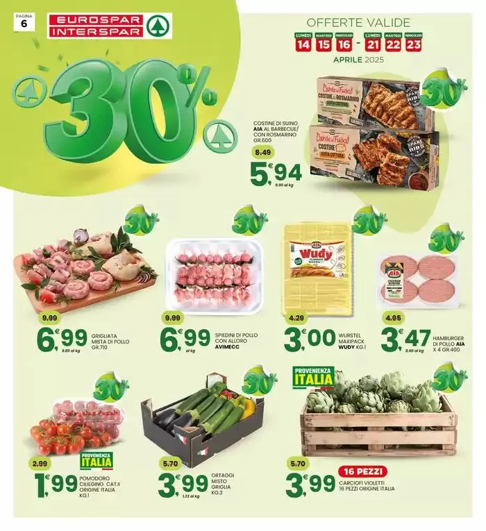 Buona Pasqua da 14 aprile a 23 aprile di 2025 - Pagina del volantino 6