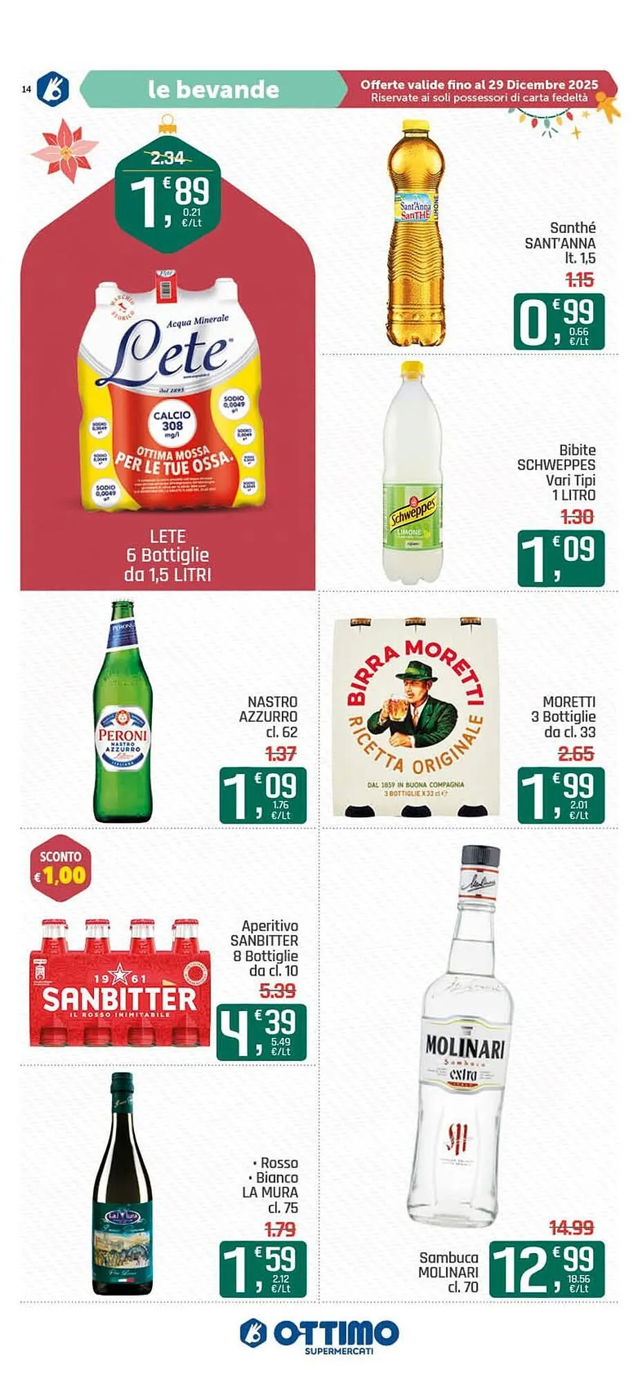 Volantino Ottimo Market da 16 dicembre a 31 dicembre di 2025 - Pagina del volantino 14