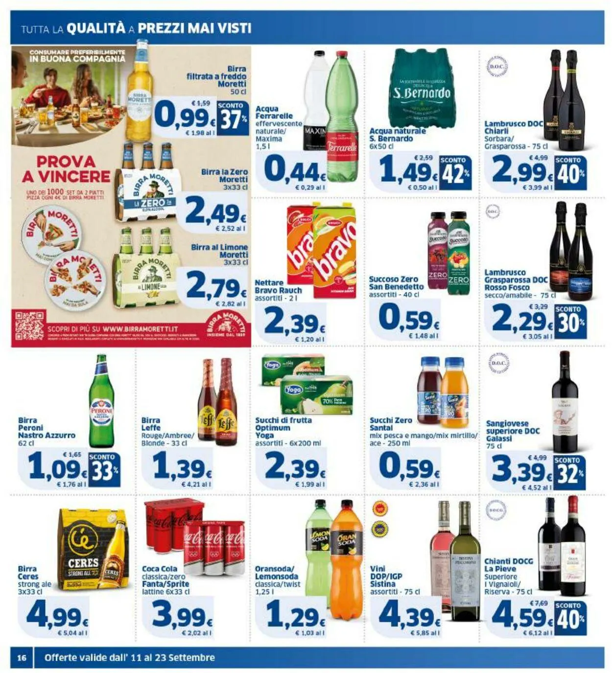 Sigma - Bologna Volantino attuale da 11 settembre a 23 settembre di 2025 - Pagina del volantino 16