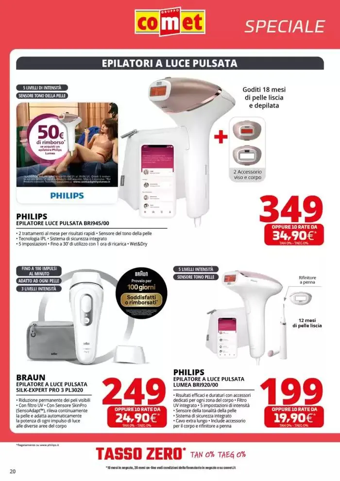 Speciale Piccoli Elettrodomestici da Comet! da 3 aprile a 16 aprile di 2025 - Pagina del volantino 20