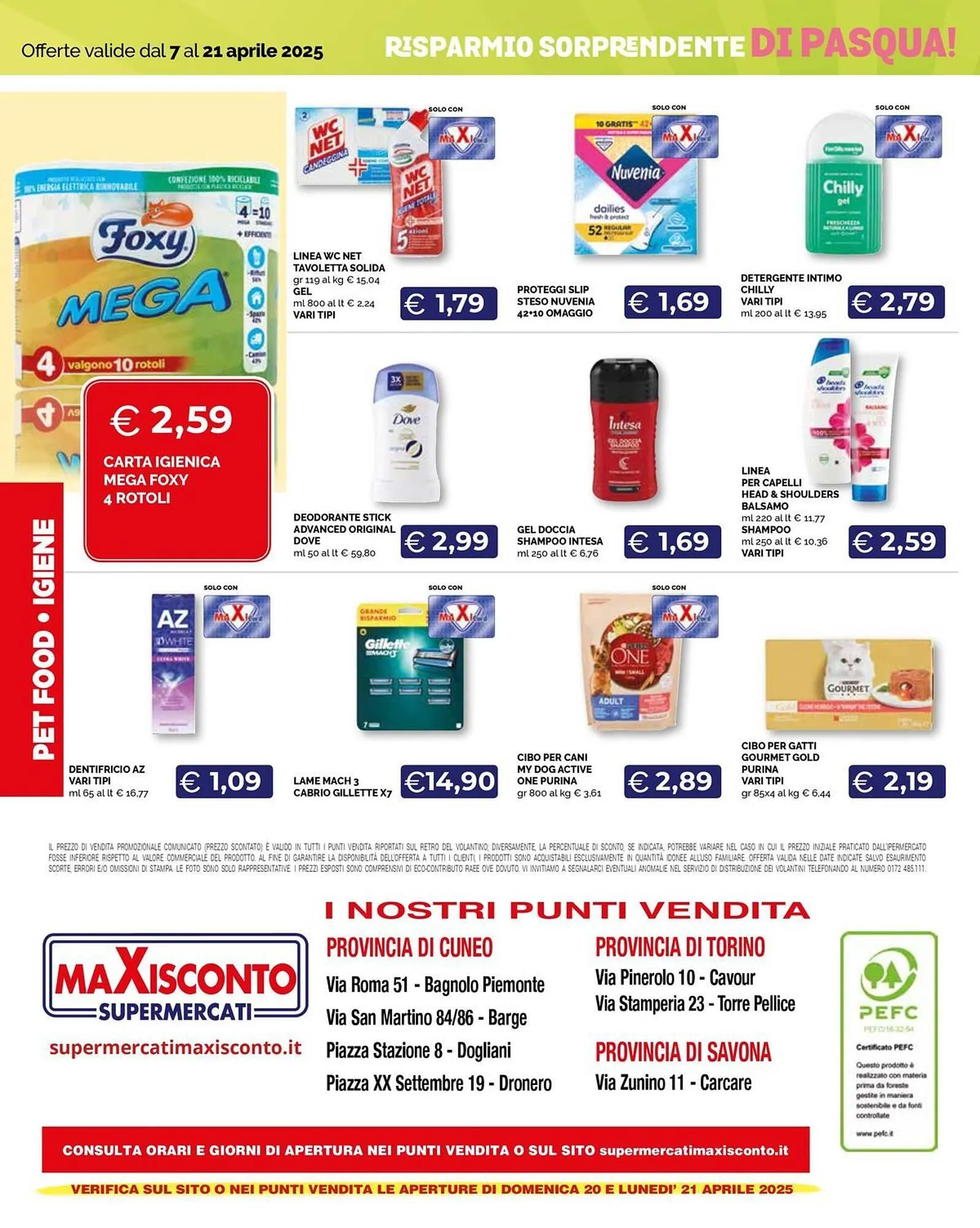 Volantino Maxisconto da 7 aprile a 21 aprile di 2025 - Pagina del volantino 12