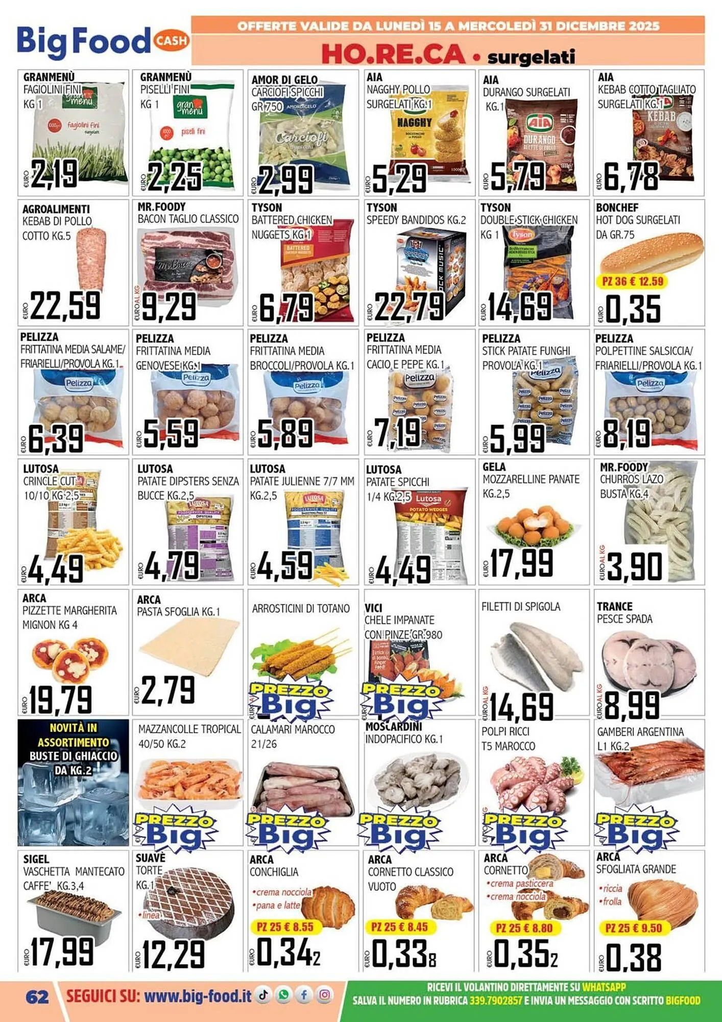 Volantino Big Food da 15 dicembre a 31 dicembre di 2025 - Pagina del volantino 62