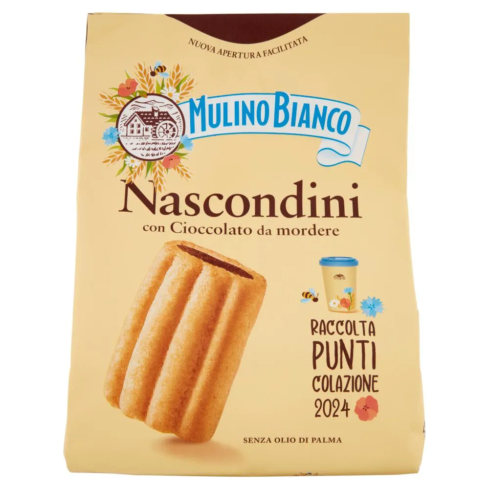 Mulino Bianco Nascondini Biscotti con Cioccolato da Mordere 600g