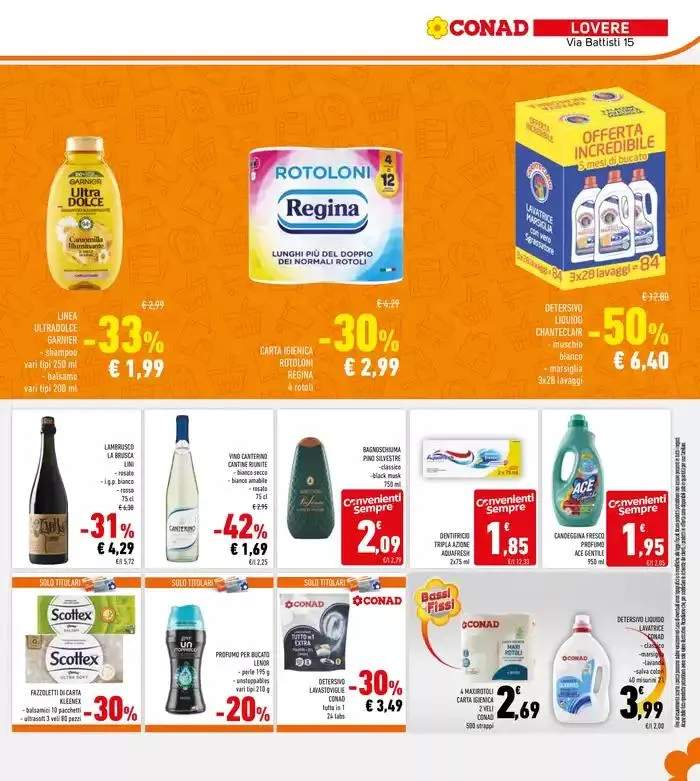 CONAD apre a Lovere da 26 marzo a 8 aprile di 2025 - Pagina del volantino 31