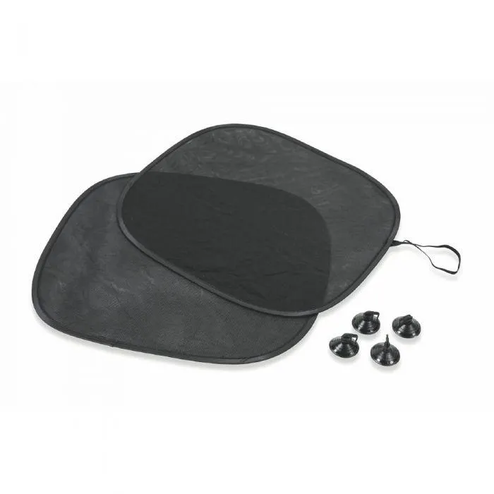 Set 2 tendine parasole per auto con ventose