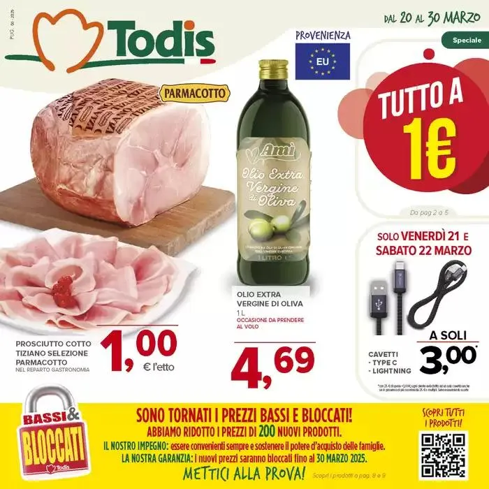 Tutto a 1 euro da 20 marzo a 30 marzo di 2025 - Pagina del volantino 1