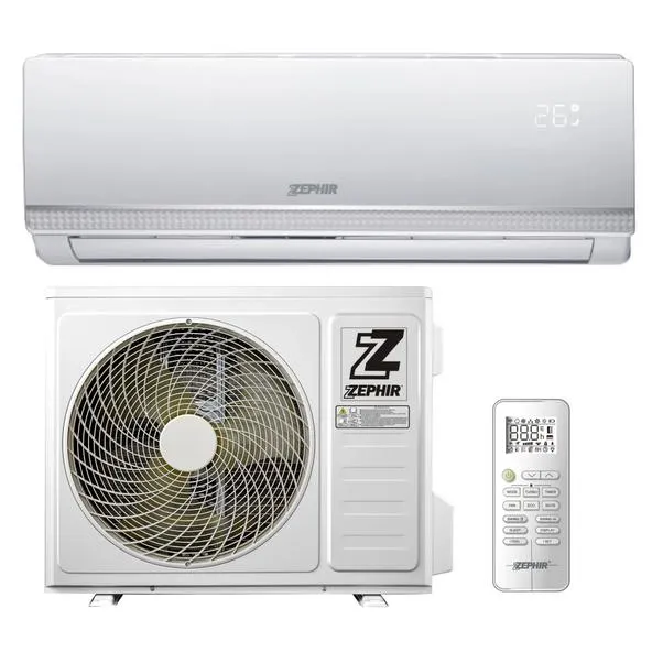 CONDIZIONATORE ZEPHIR TRIAL 9000+9000+ 12000 BTU EER 3,23 COP 3,71 A++/A+
