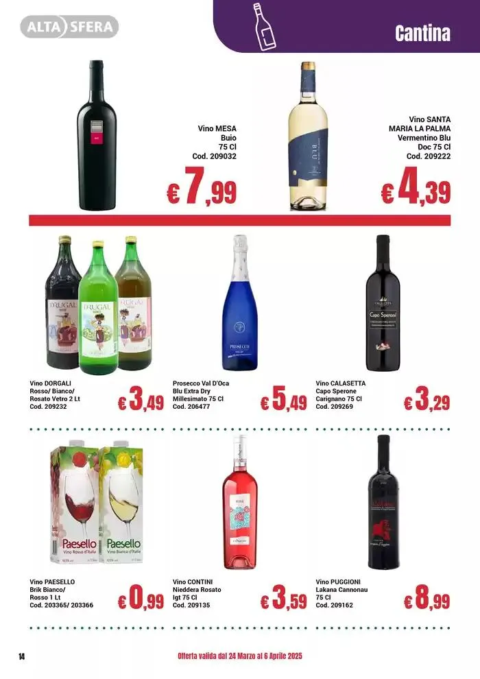 Offerta valida dal 24 Marzo al 6 Aprile 2025 da 24 marzo a 6 aprile di 2025 - Pagina del volantino 14