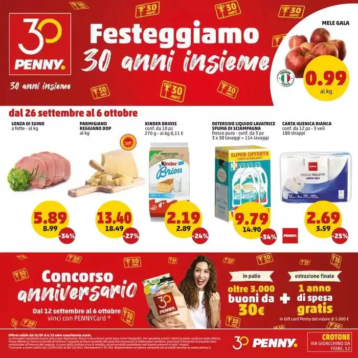 Festeggiamo 30 anni insieme da 26 settembre a 6 ottobre di 2024 - Pagina del volantino 1