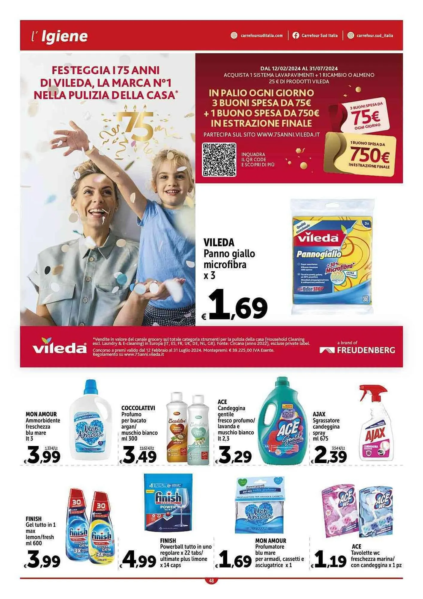 Volantino Carrefour Market da 11 aprile a 20 aprile di 2024 - Pagina del volantino 48