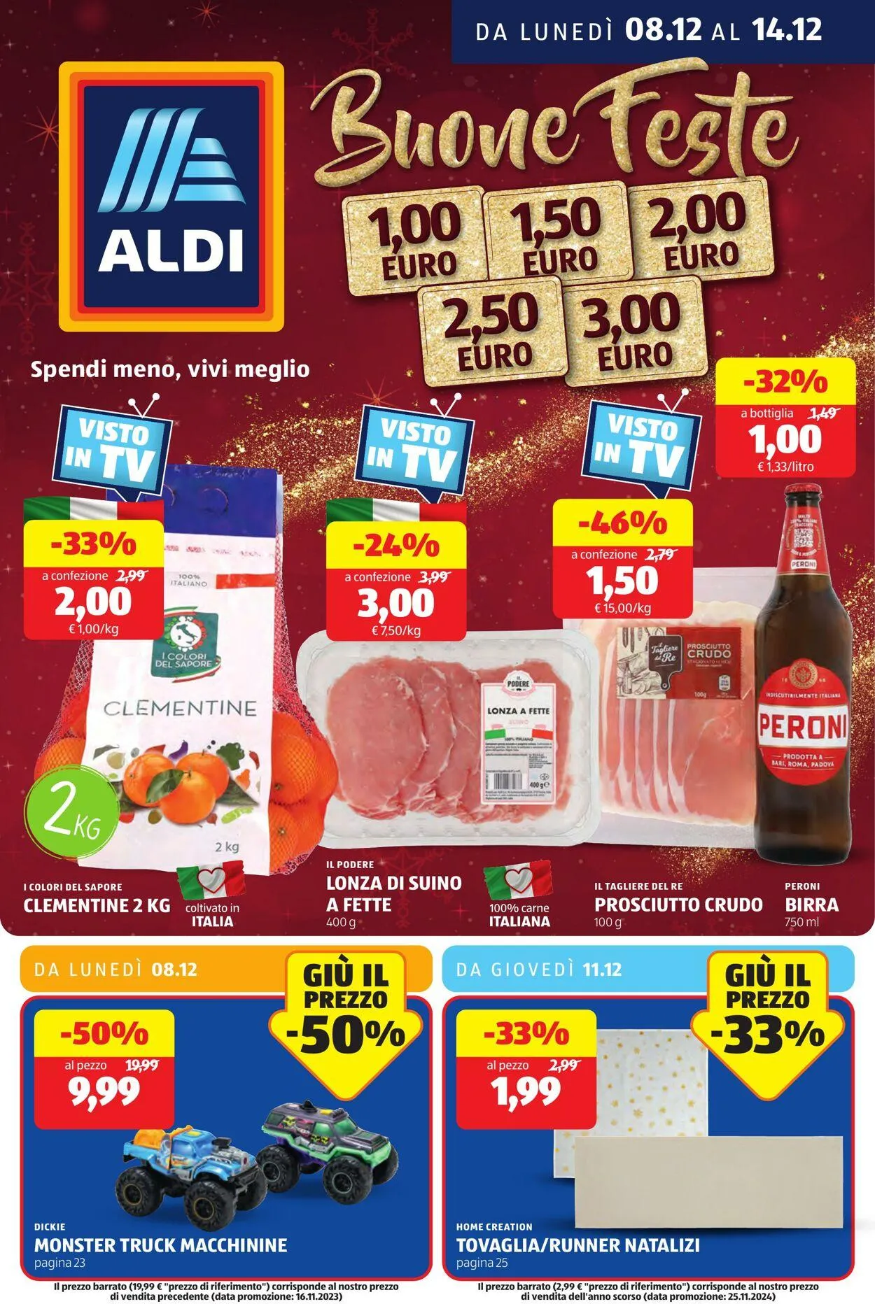 Aldi Volantino attuale da 8 dicembre a 14 dicembre di 2025 - Pagina del volantino 1