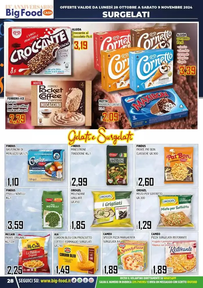 Festeggiamo il nostro 13 anniversario da 28 ottobre a 9 novembre di 2024 - Pagina del volantino 28