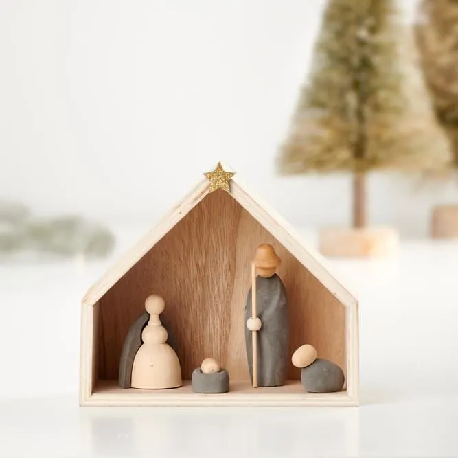 CONCRETE Presepe multicolore H 17,5 x W 20 x D 8 cm