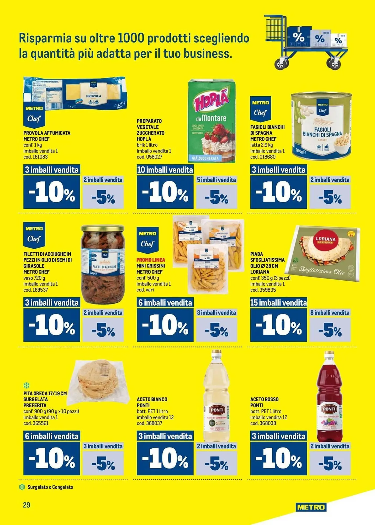 Volantino Metro da 19 febbraio a 4 marzo di 2026 - Pagina del volantino 29