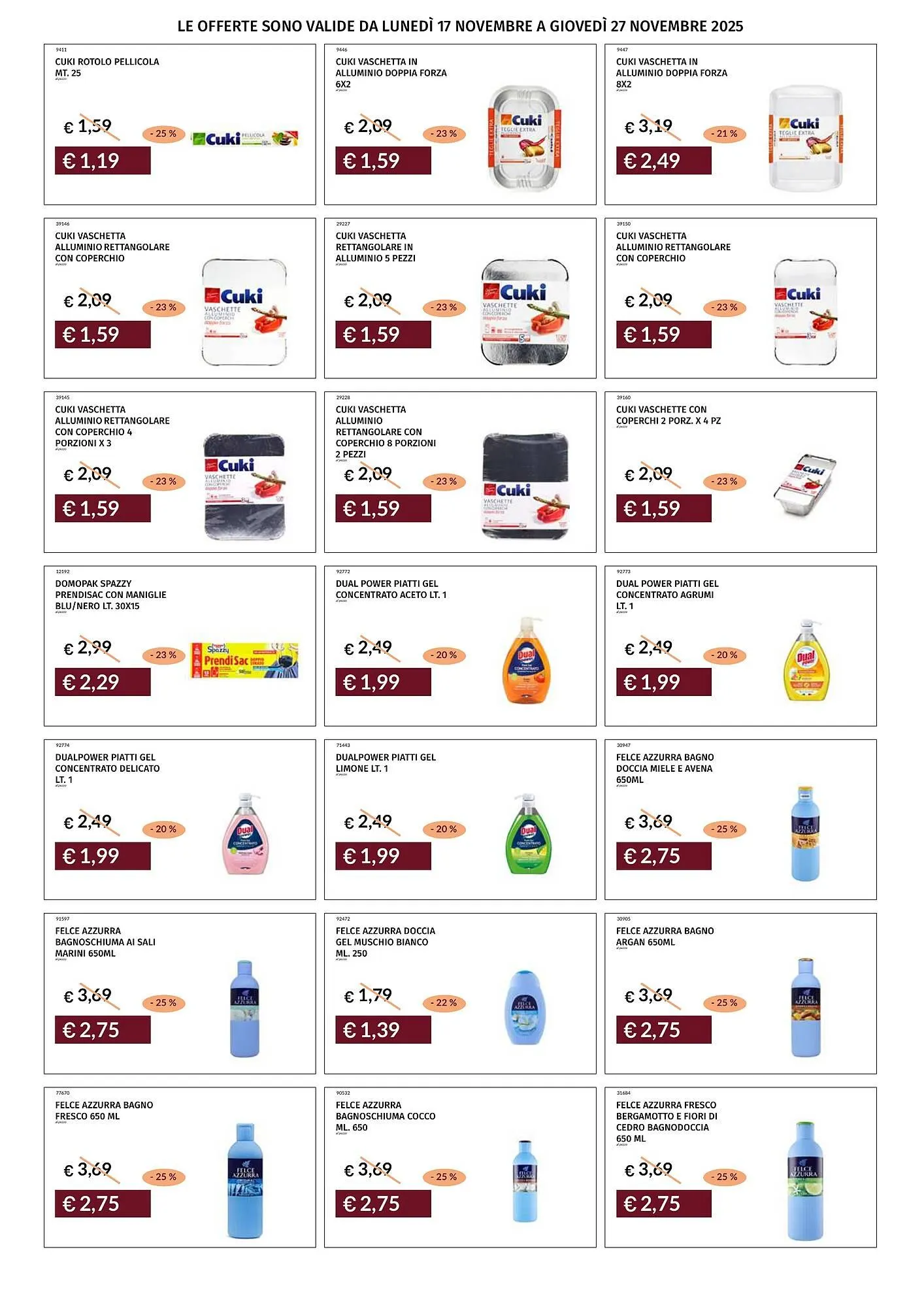 Volantino Prezzemolo e Vitale da 17 novembre a 27 novembre di 2025 - Pagina del volantino 36