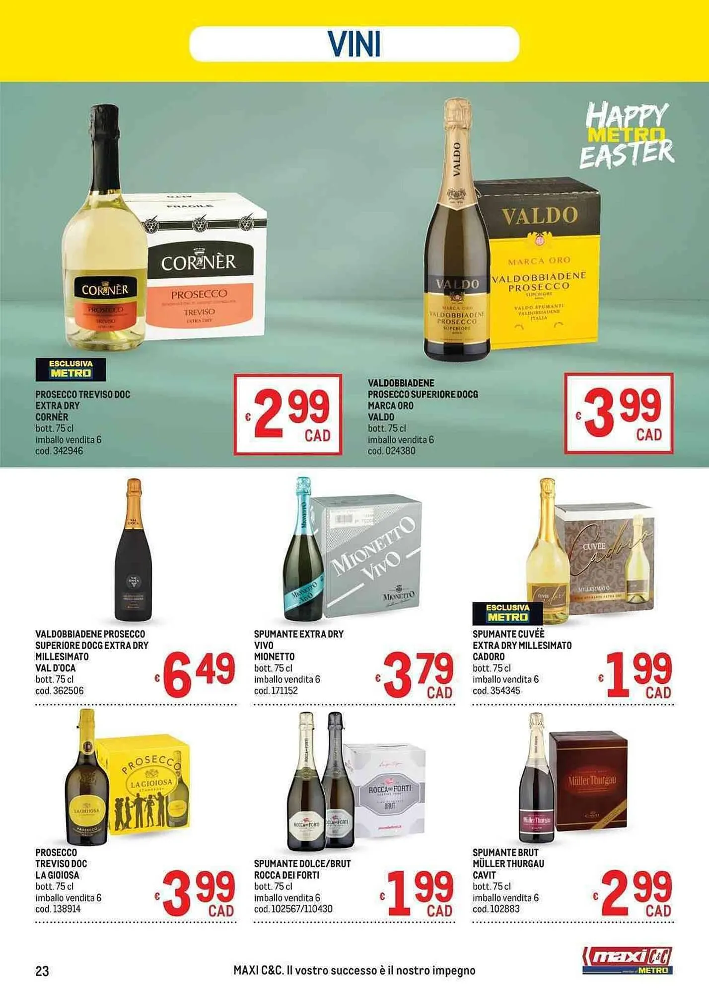 Volantino Metro da 19 marzo a 1 aprile di 2026 - Pagina del volantino 23