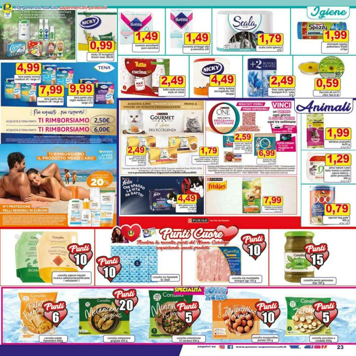 Pewex Volantino attuale da 22 luglio a 5 agosto di 2025 - Pagina del volantino 23