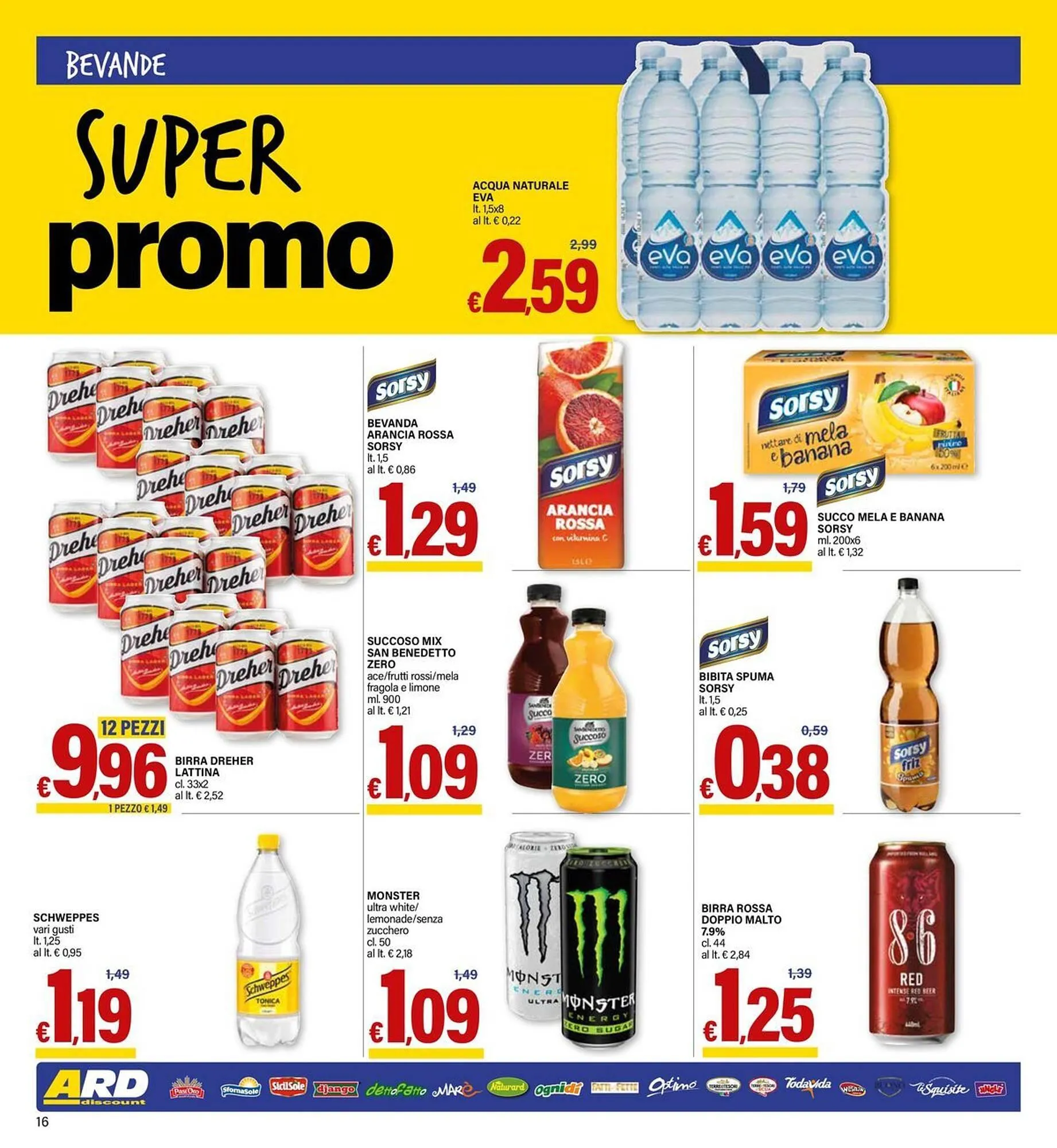 Volantino Ard Discount da 3 ottobre a 13 ottobre di 2024 - Pagina del volantino 16
