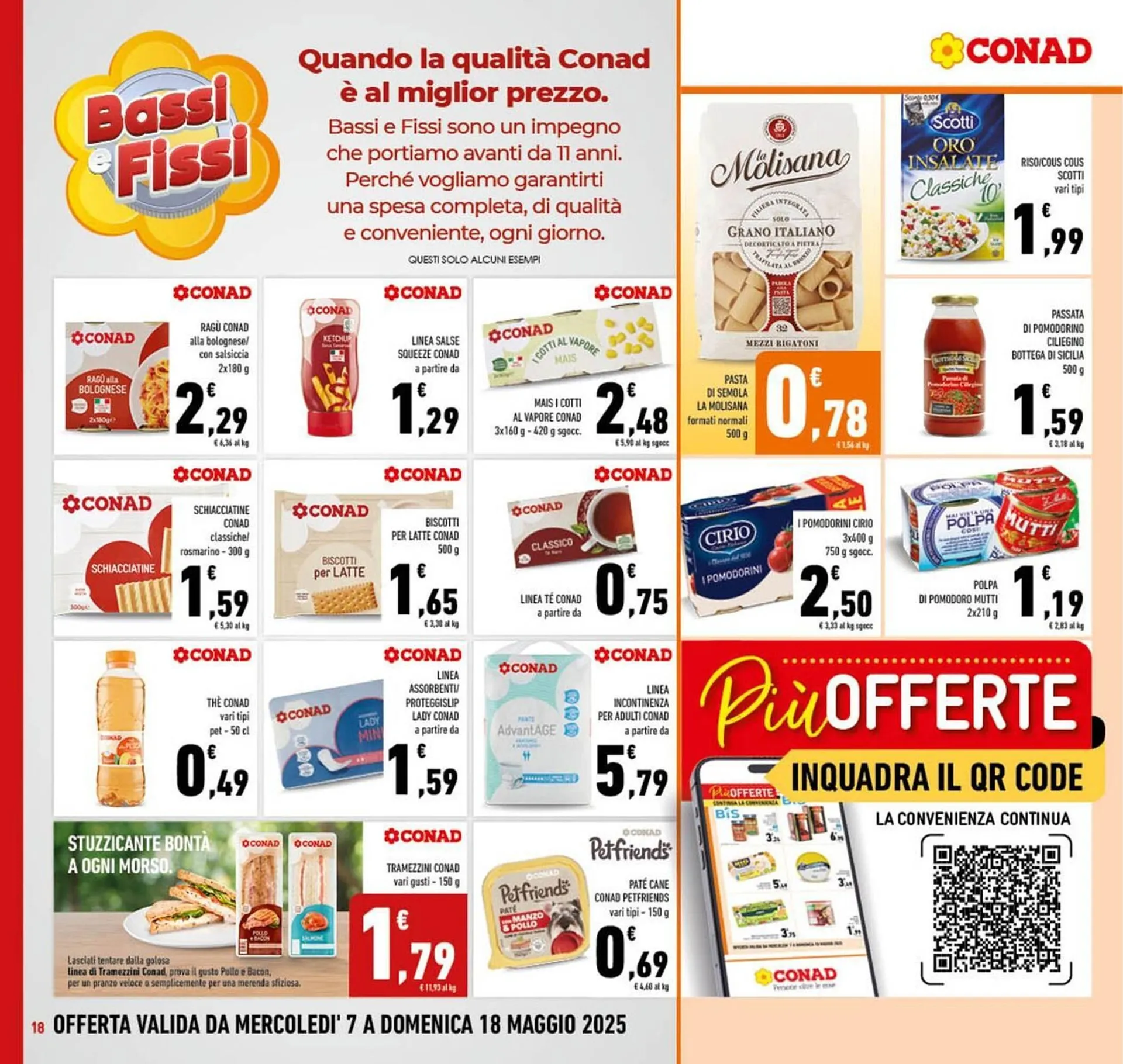 Volantino Conad da 7 maggio a 18 maggio di 2025 - Pagina del volantino 18
