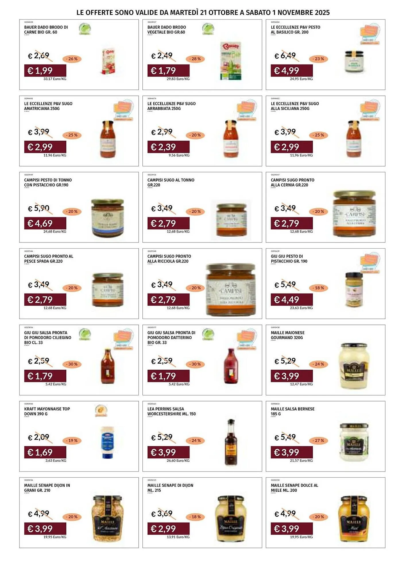 Volantino Prezzemolo e Vitale da 21 ottobre a 1 novembre di 2025 - Pagina del volantino 27