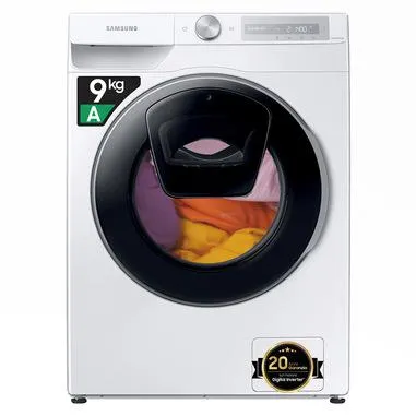 Samsung WW90T684DLH/S3 lavatrice a caricamento frontale Ecodosatore+Addwash™ 9 kg Classe A 1400 giri/min, Porta nero/inox + Display silver