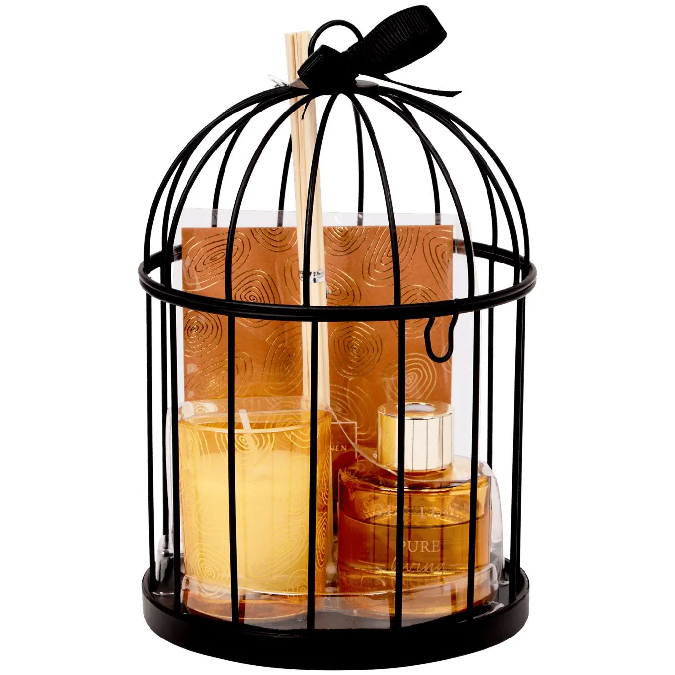 Cofanetto regalo candela e bastoncini profumati