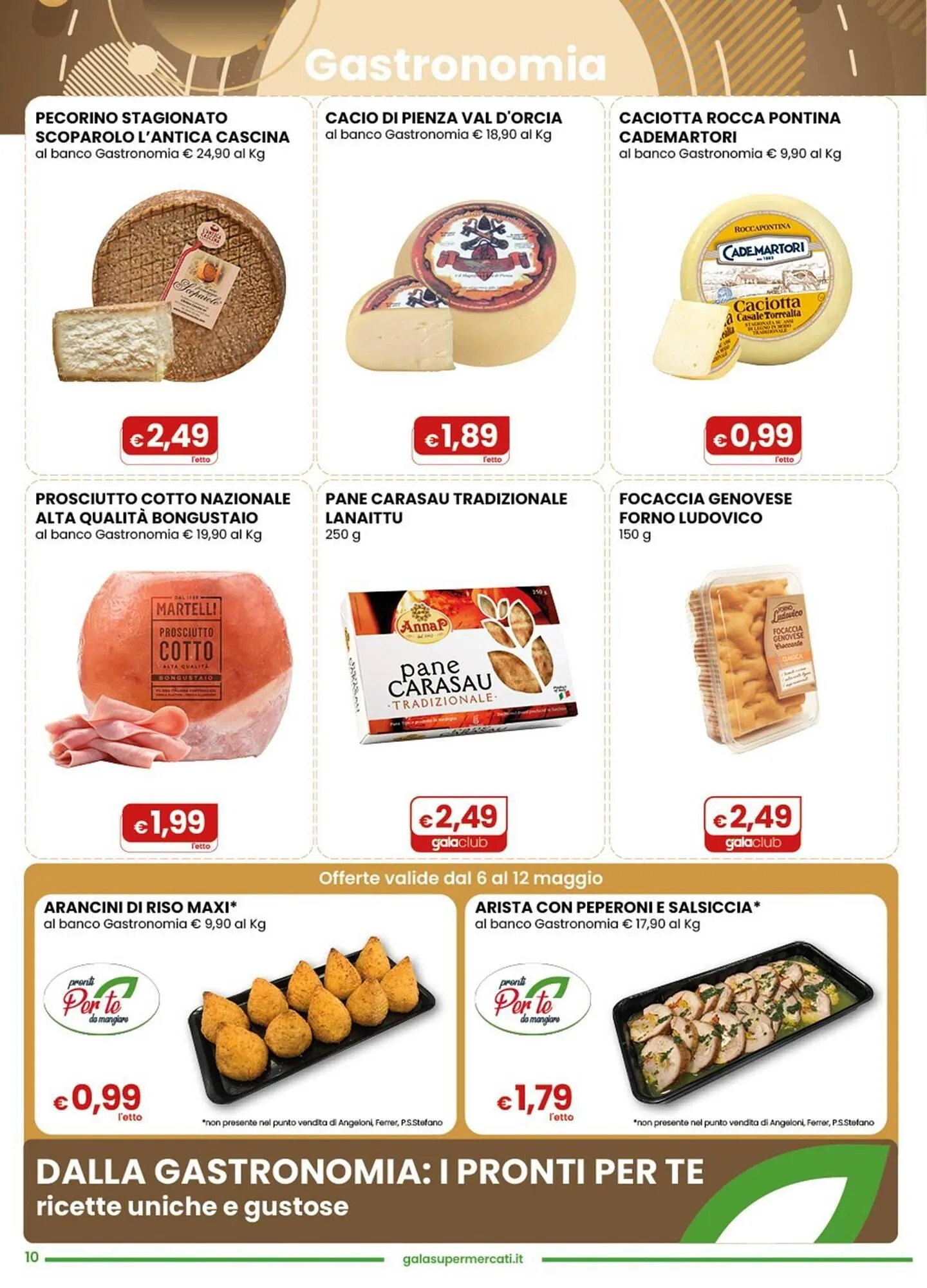 Volantino Gala Supermercati da 6 maggio a 19 maggio di 2026 - Pagina del volantino 10