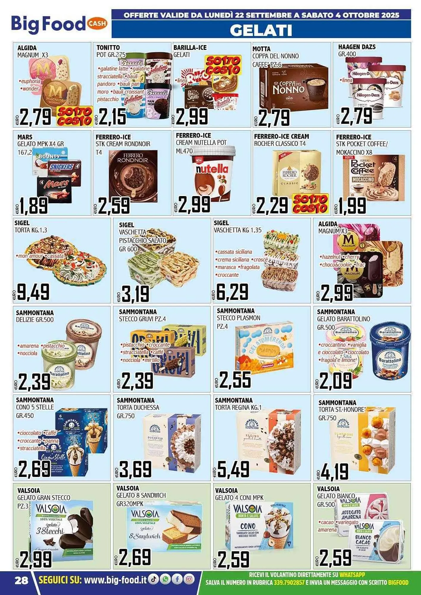 Volantino Big Food da 22 settembre a 4 ottobre di 2025 - Pagina del volantino 28