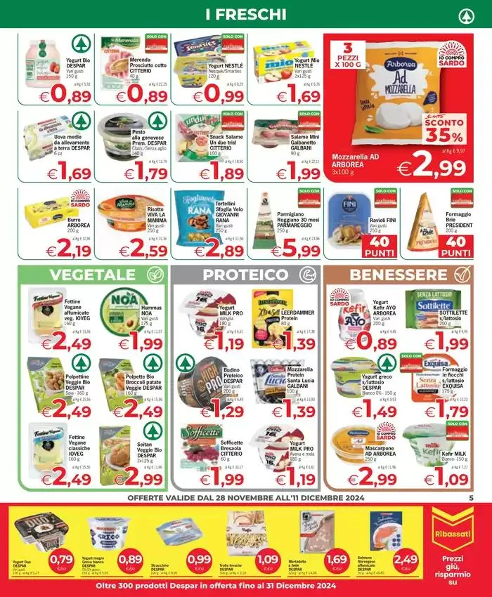 Sottocosto da 28 novembre a 7 dicembre di 2024 - Pagina del volantino 5