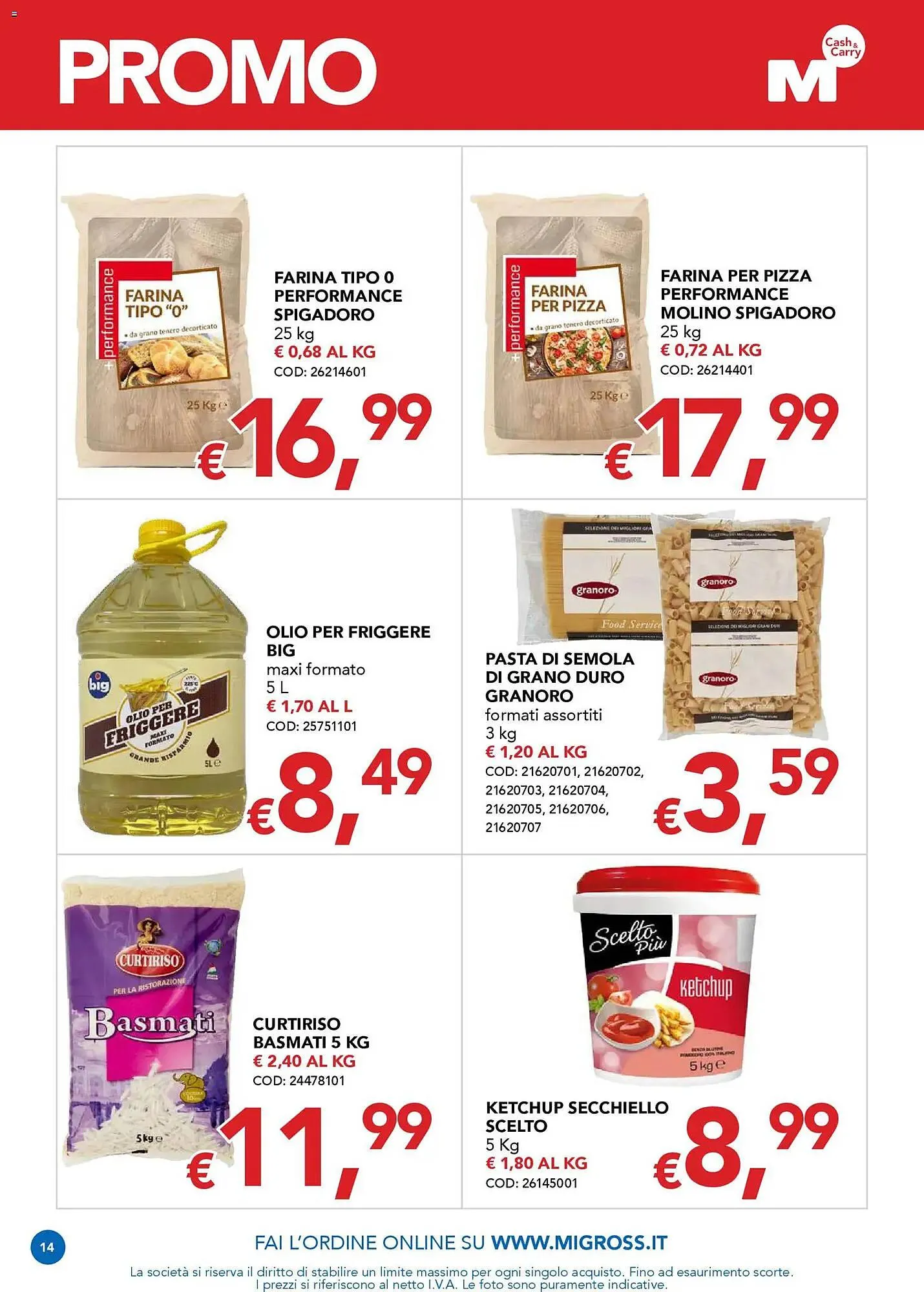 Volantino Migross Supermercati e Market da 12 marzo a 25 marzo di 2026 - Pagina del volantino 14