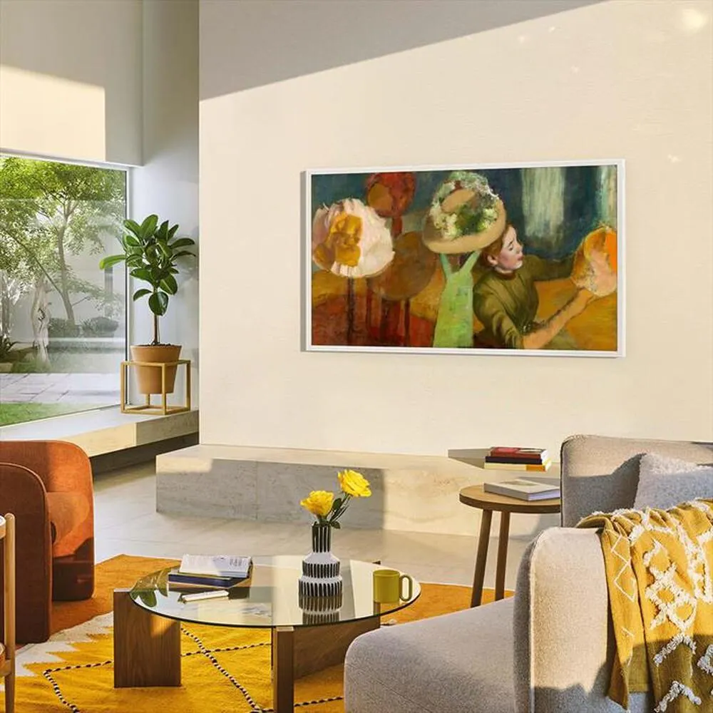 SAMSUNG - Smart TV QLED UHD 4K 55" QE55LS03FAUXZT-Black