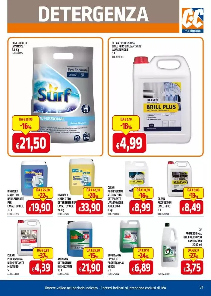 Professional ristoranti, bar, comunità, hotel da 24 marzo a 19 aprile di 2025 - Pagina del volantino 31