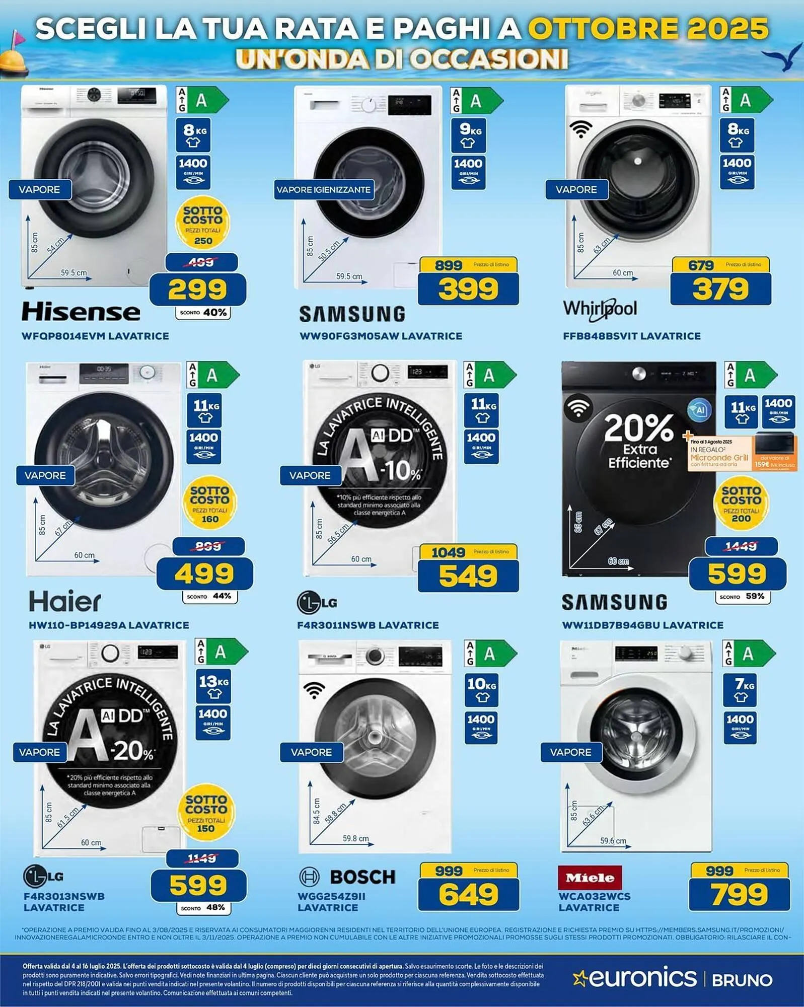 Volantino Euronics da 4 luglio a 16 luglio di 2025 - Pagina del volantino 9