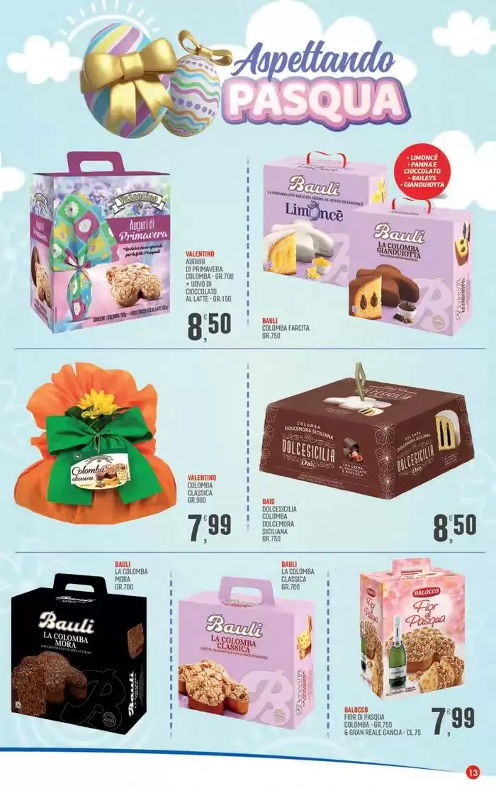 Aspettando la Pasqua da 25 marzo a 5 aprile di 2025 - Pagina del volantino 13
