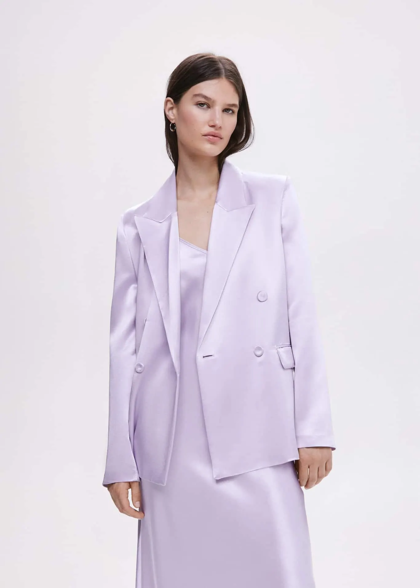 Giacca completo satinata