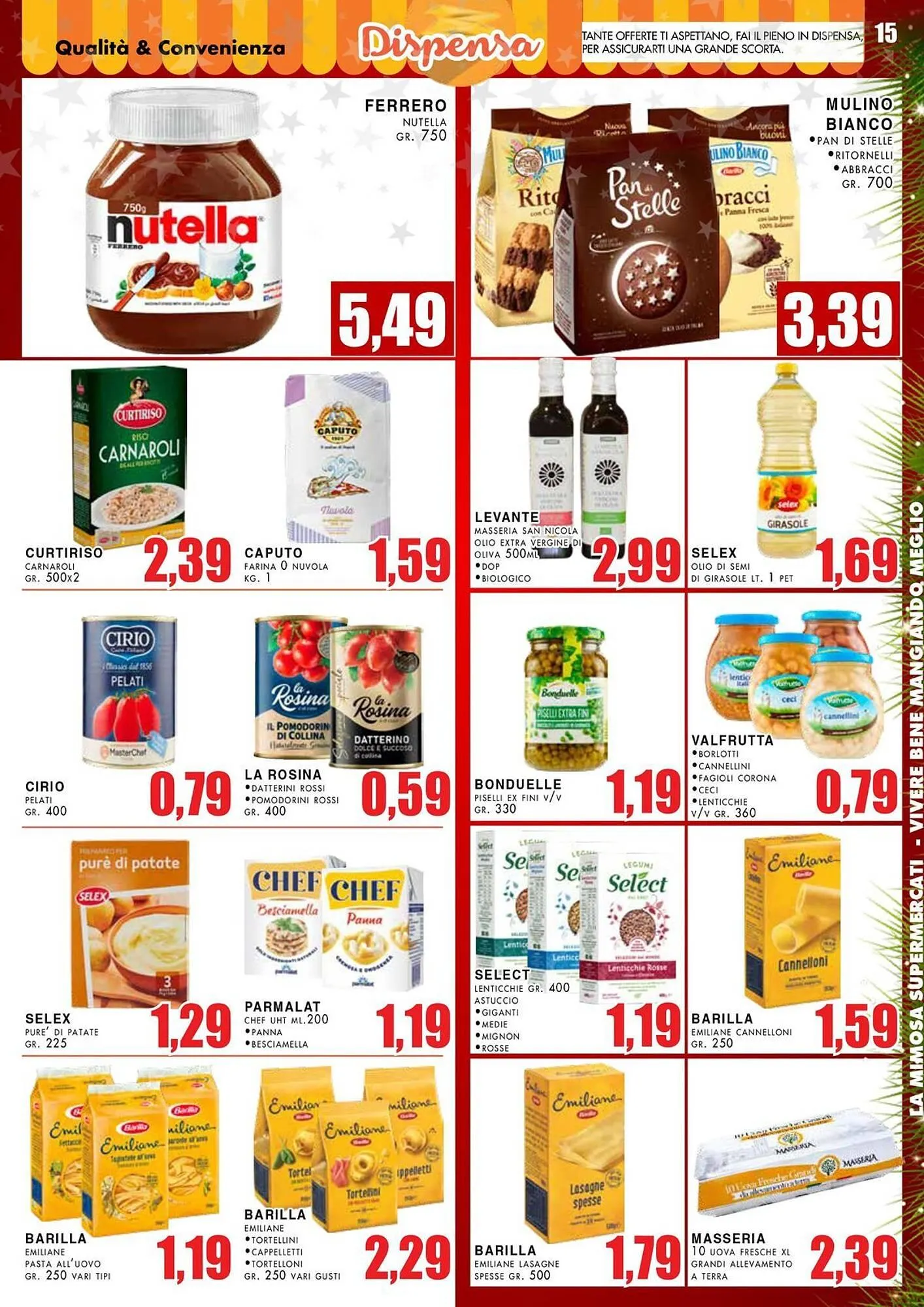 Volantino La Mimosa Supermercati da 15 dicembre a 24 dicembre di 2025 - Pagina del volantino 15