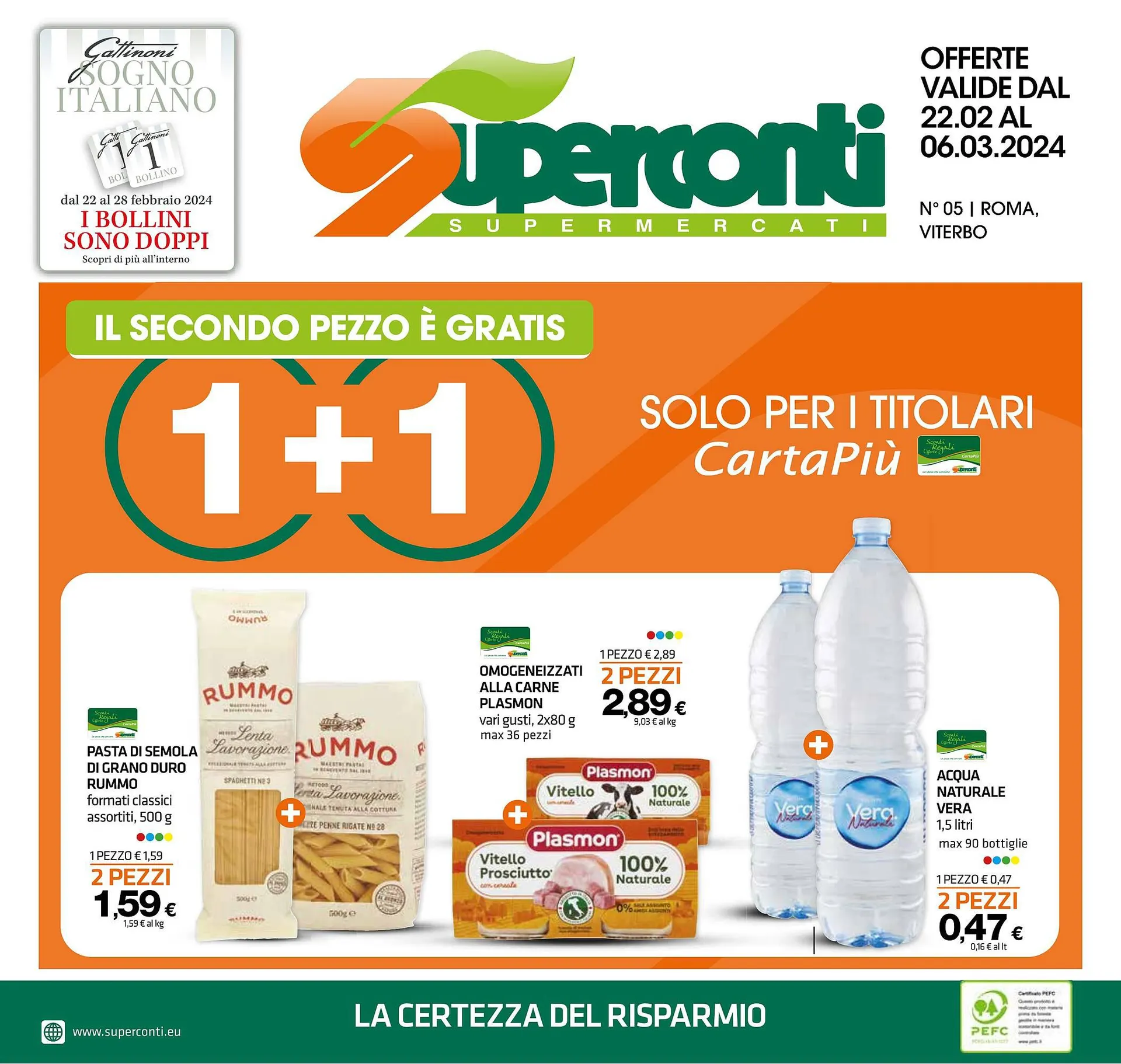 Volantino Superconti da 22 febbraio a 6 marzo di 2024 - Pagina del volantino 1