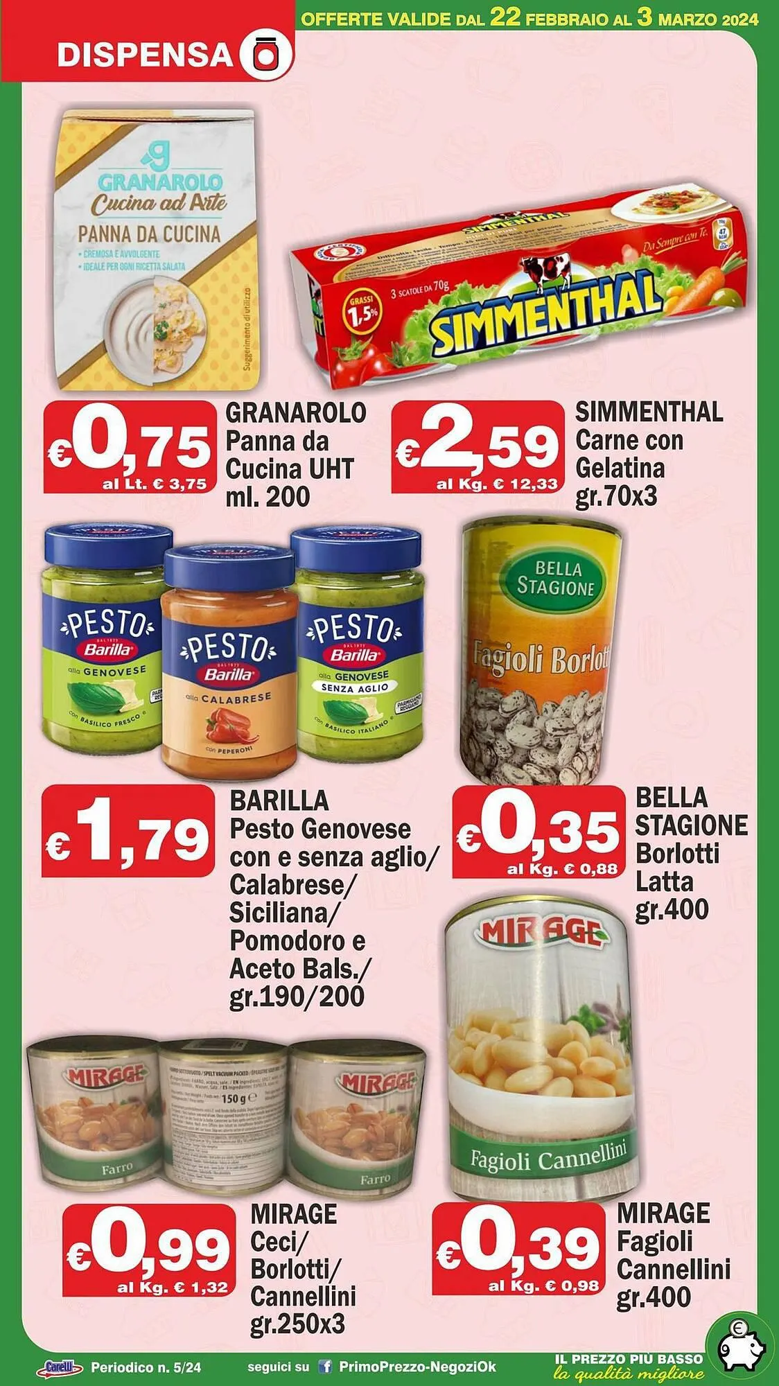 Volantino Primo Prezzo da 22 febbraio a 3 marzo di 2024 - Pagina del volantino 8