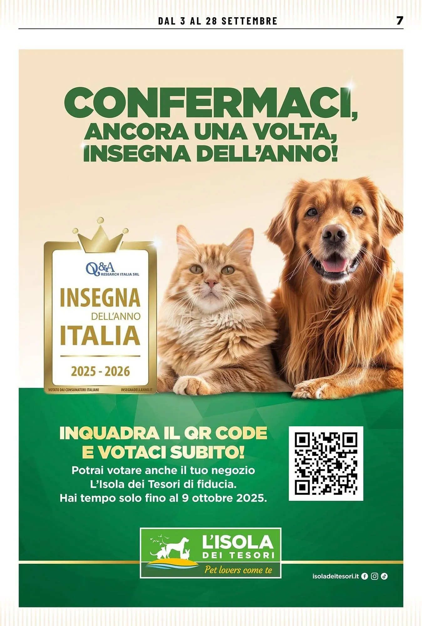 volantino L´Isola dei Tesori da 3 settembre a 28 settembre di 2025 - Pagina del volantino 7