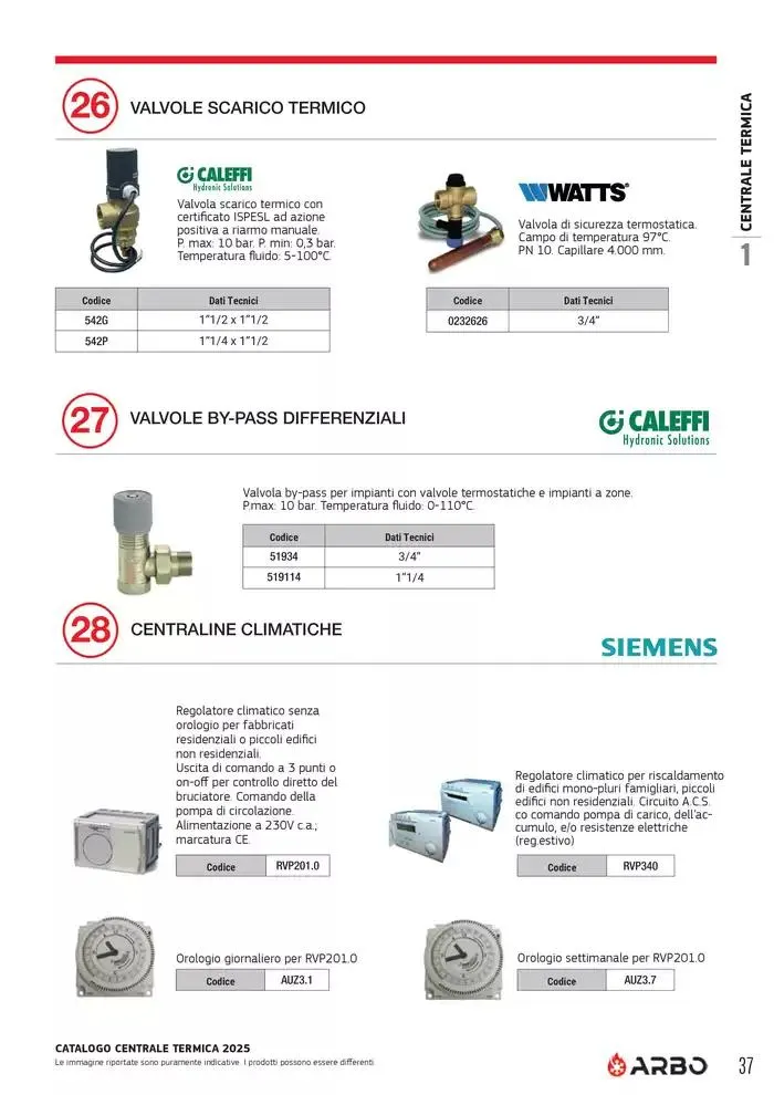 Catalogo Centrale termica 2025  da 8 aprile a 31 dicembre di 2025 - Pagina del volantino 37