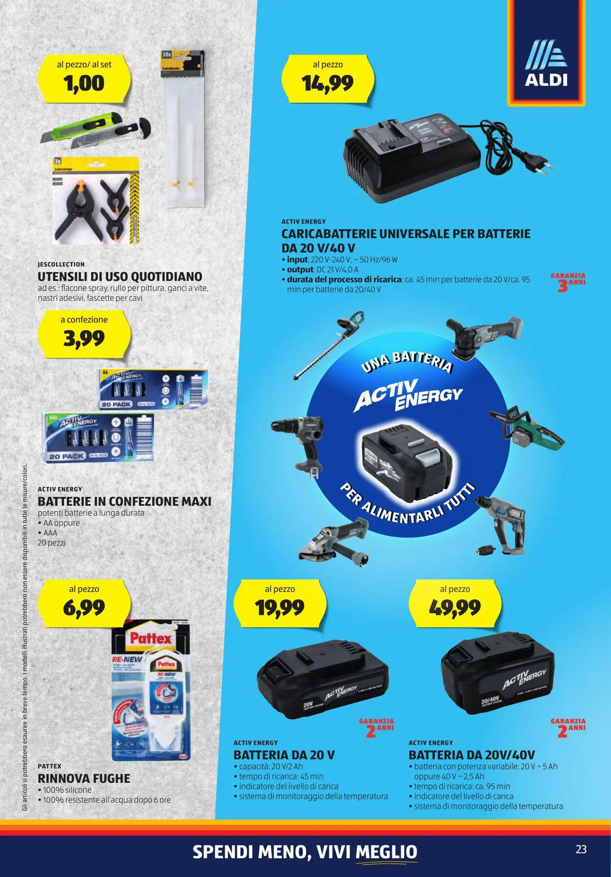 Aldi Volantino attuale da 4 marzo a 10 marzo di 2024 - Pagina del volantino 23