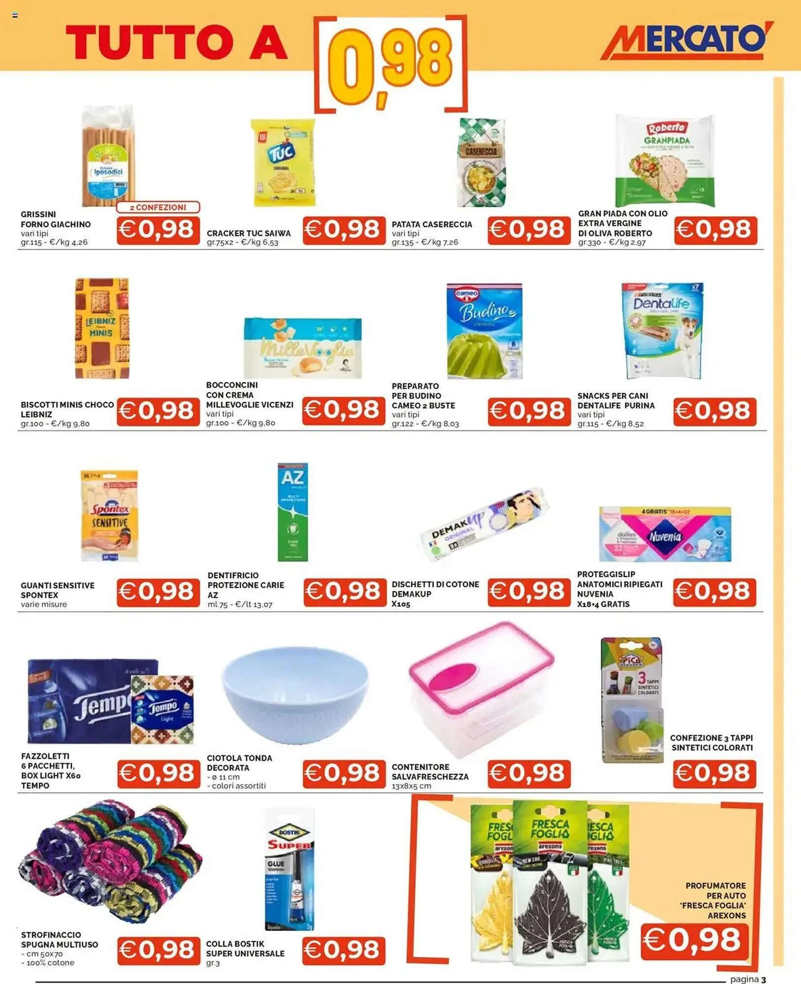 Volantino Mercatò da 24 marzo a 6 aprile di 2025 - Pagina del volantino 3