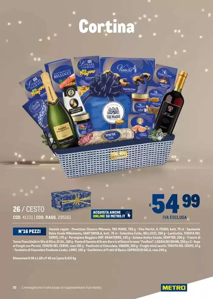 Cesti di Natale Ridotto da 4 novembre a 31 dicembre di 2024 - Pagina del volantino 20