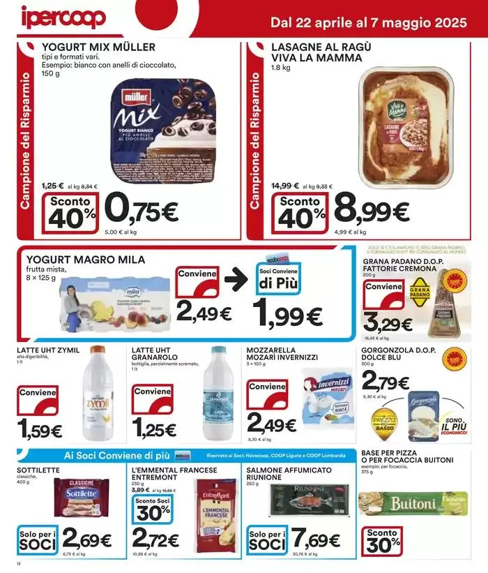 Tutto a 1€, 2€, 3€, 5€ da 22 aprile a 7 maggio di 2025 - Pagina del volantino 12