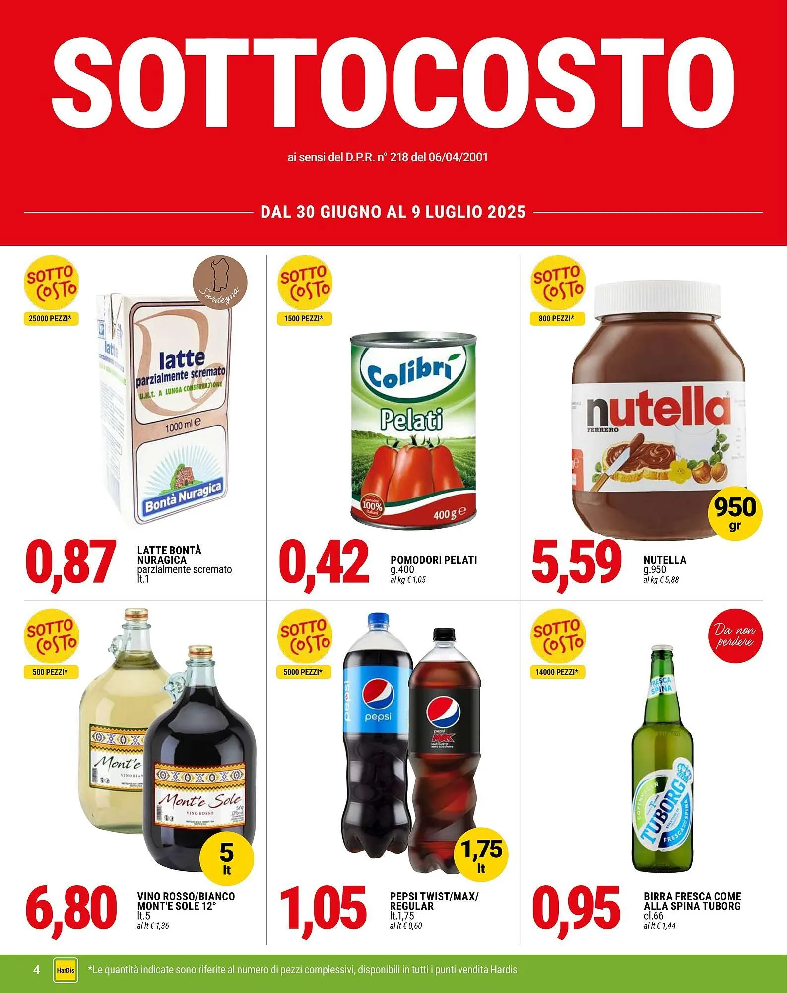 Volantino Hardis da 30 giugno a 9 luglio di 2025 - Pagina del volantino 4