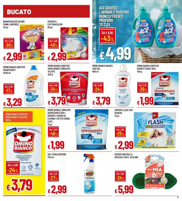 Grandi marche a piccoli prezzi da 9 gennaio a 22 gennaio di 2025 - Pagina del volantino 21