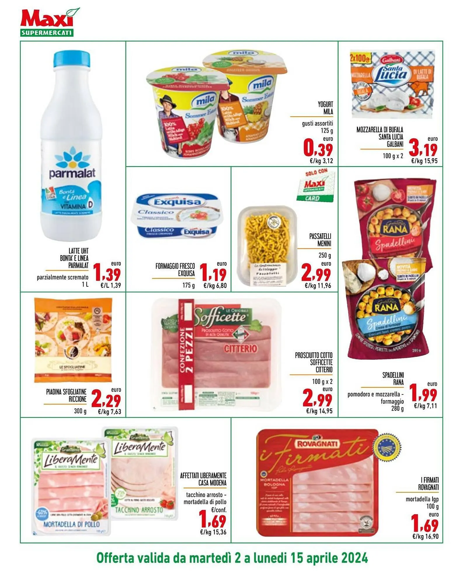 Volantino Maxi Supermercati da 2 aprile a 15 aprile di 2024 - Pagina del volantino 10