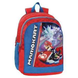 Zaino Mario kart Blu/rosso