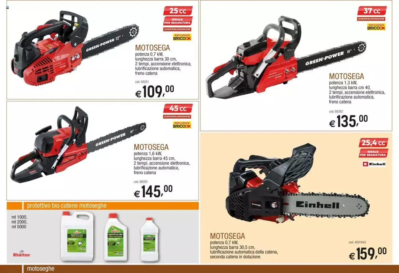 Brico OK - Catalogo macchine da giardino da 24 aprile a 31 dicembre di 2023 - Pagina del volantino 18
